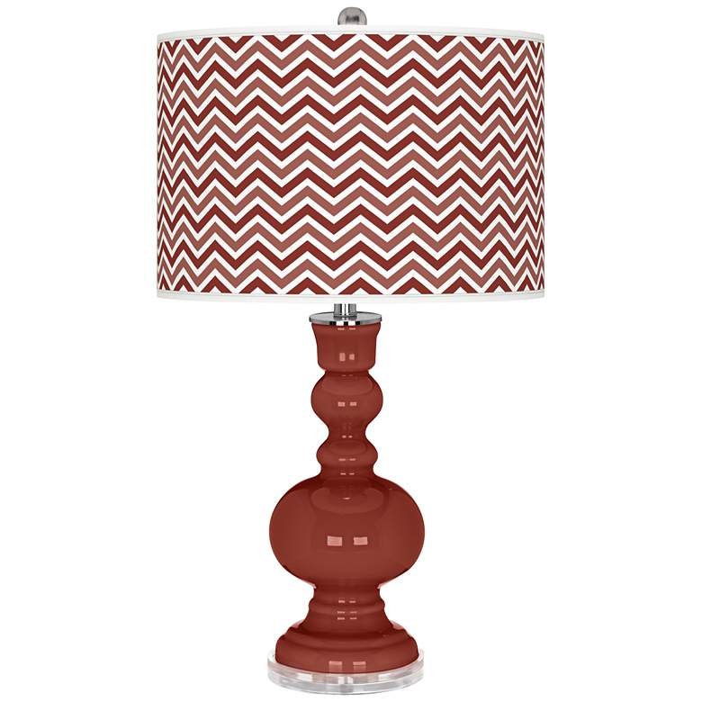 Image 1 Madeira Narrow Zig Zag Apothecary Table Lamp