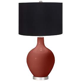 Image1 of Madeira Ovo Table Lamp by Color Plus with Black Shade