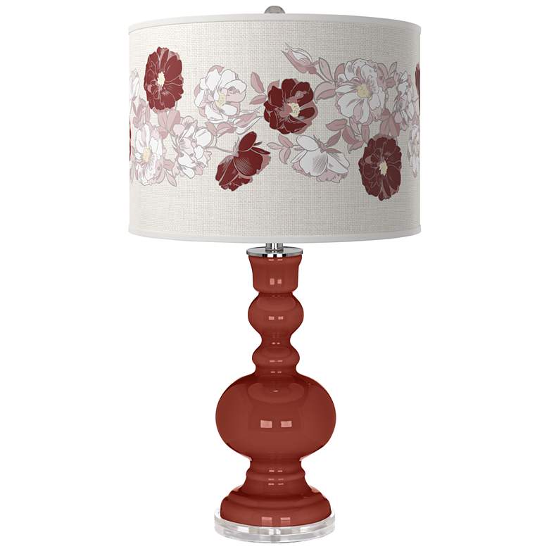 Image 1 Madeira Rose Bouquet Apothecary Table Lamp