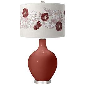 Image1 of Madeira Rose Bouquet Ovo Table Lamp