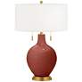 Madeira Toby Brass Accents Table Lamp