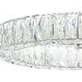 4_Madeline 24" Wide Chrome 5-Tier LED Chandelier more views