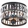 Madeline 3-Light 12.5" Wide Black Flush Mount Light