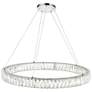 2_Madeline 32" Wide Chrome LED Ring Chandelier more views