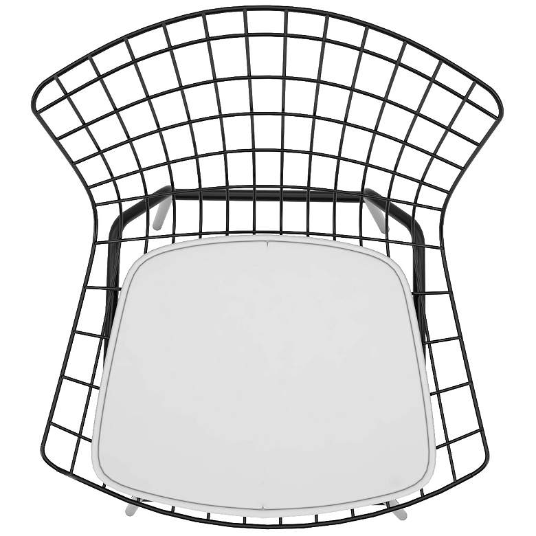 Image 2 Madeline Black and White Dining Chair more views