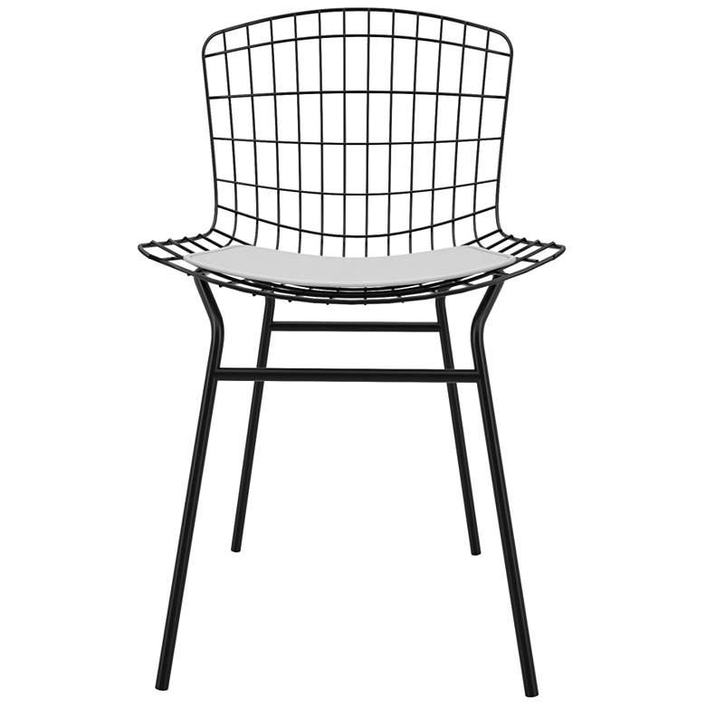 Image 4 Madeline Black and White Dining Chair more views