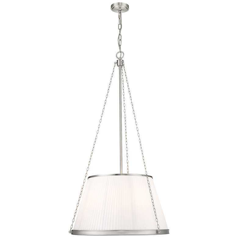 Image 1 Madeline by Z-Lite Brushed Nickel 24 inch 6 Light Pendant