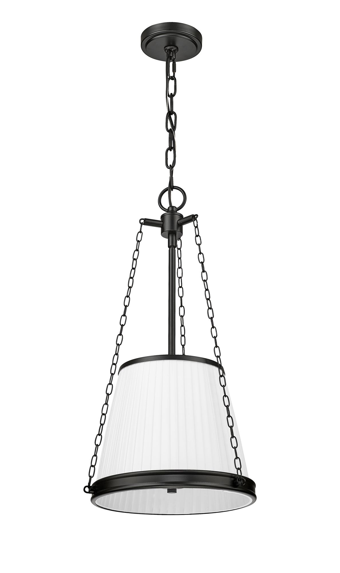 Image 5 Madeline by Z-Lite Matte Black 12 inch 4 Light Pendant more views