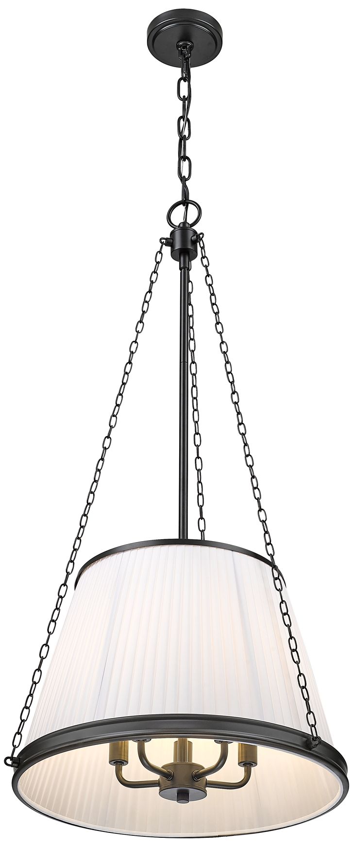 Image 2 Madeline by Z-Lite Matte Black 18 inch 5 Light Pendant more views