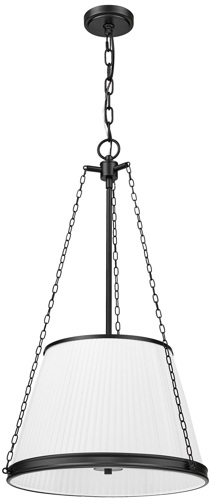 Image 5 Madeline by Z-Lite Matte Black 18 inch 5 Light Pendant more views