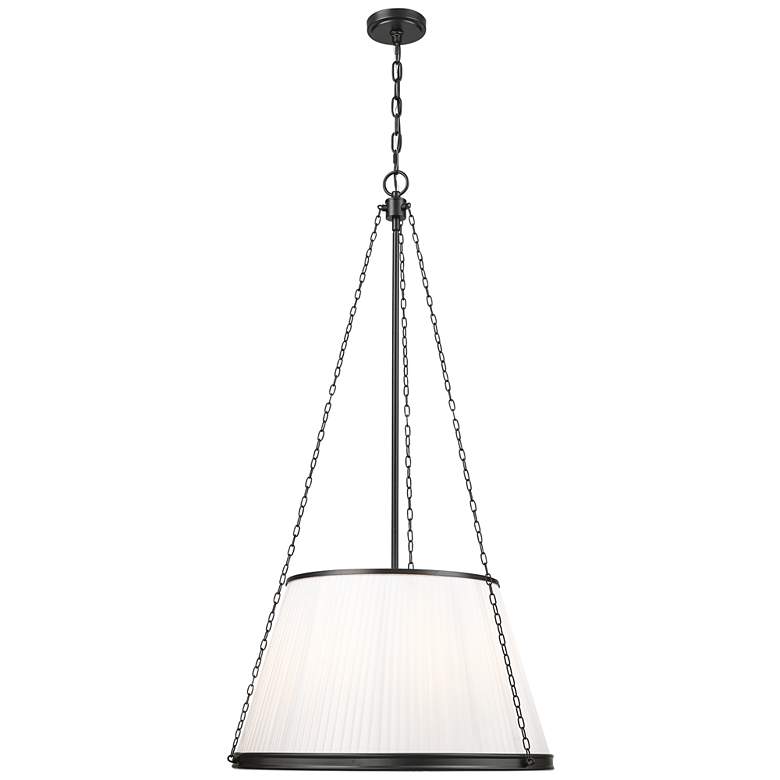 Image 1 Madeline by Z-Lite Matte Black 24 inch 6 Light Pendant