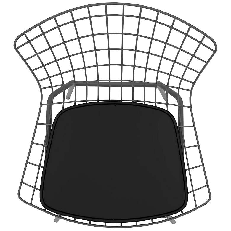 Image 2 Madeline Charcoal Grey and Black Dining Chair more views