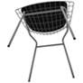 Madeline Charcoal Grey and Black Dining Chair