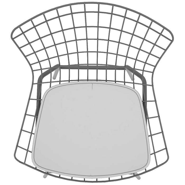Image 2 Madeline Charcoal Grey and White Dining Chair more views