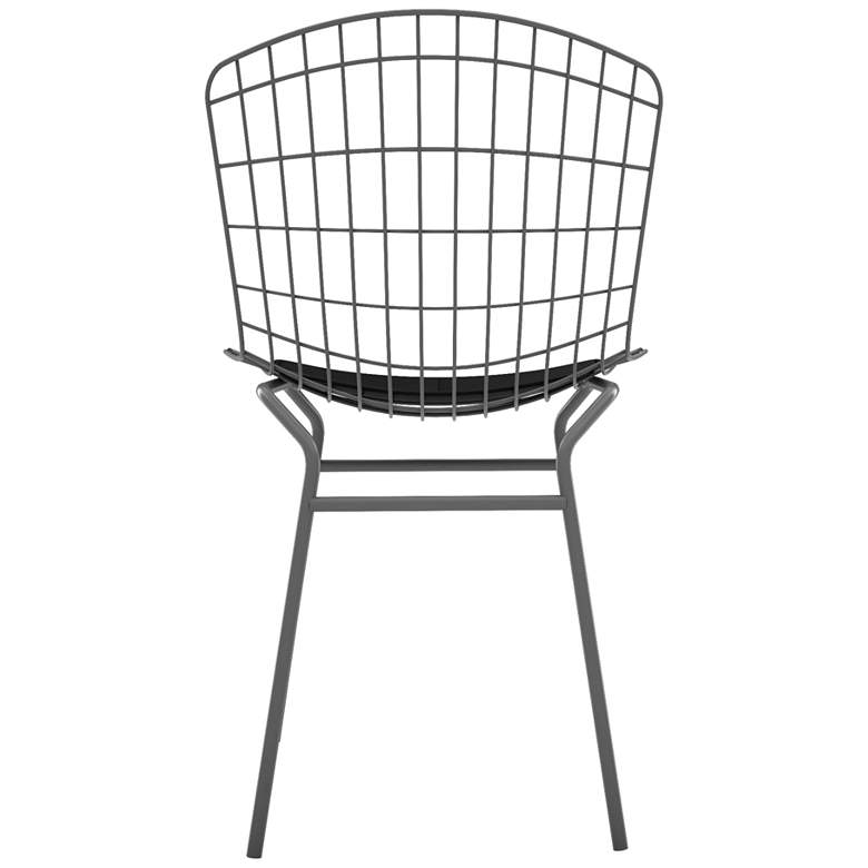 Image 5 Madeline Charcoal Grey and White Dining Chair more views