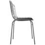 Madeline Charcoal Grey and White Dining Chair