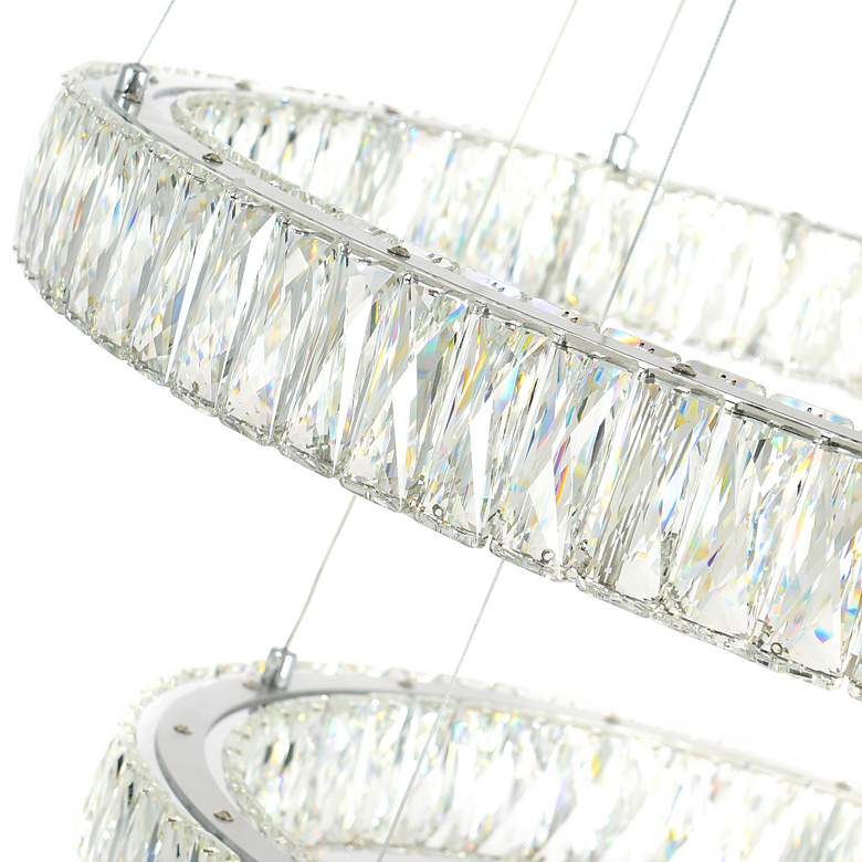 Image 3 Madeline LED Chandelier With Chrome Finish more views