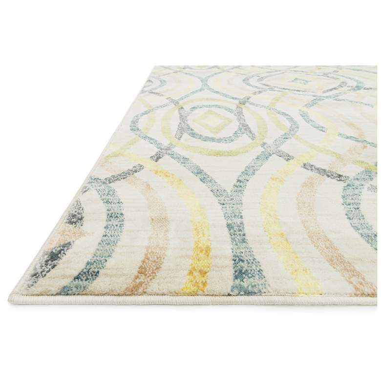 Image 1 Madeline MZ-15 5&#39;2 inchx7&#39;7 inch Multi-Color and Ivory Area Rug