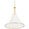Madelyn 1 Light Large Pendant Aged Brass