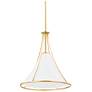 Madelyn 1 Light Small Pendant Aged Brass