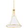 Madelyn 1 Light Small Pendant Aged Brass