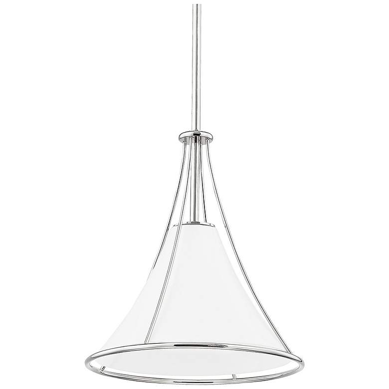 Image 1 Madelyn 1 Light Small Pendant Polished Nickel