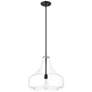 3_Madelynn 16" Wide Matte Black Pendant Light more views