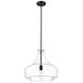 4_Madelynn 16" Wide Matte Black Pendant Light more views