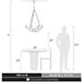 5_Madera 28 1/4" Wide Hand-Forged Iron Wagon Wheel Chandelier more views