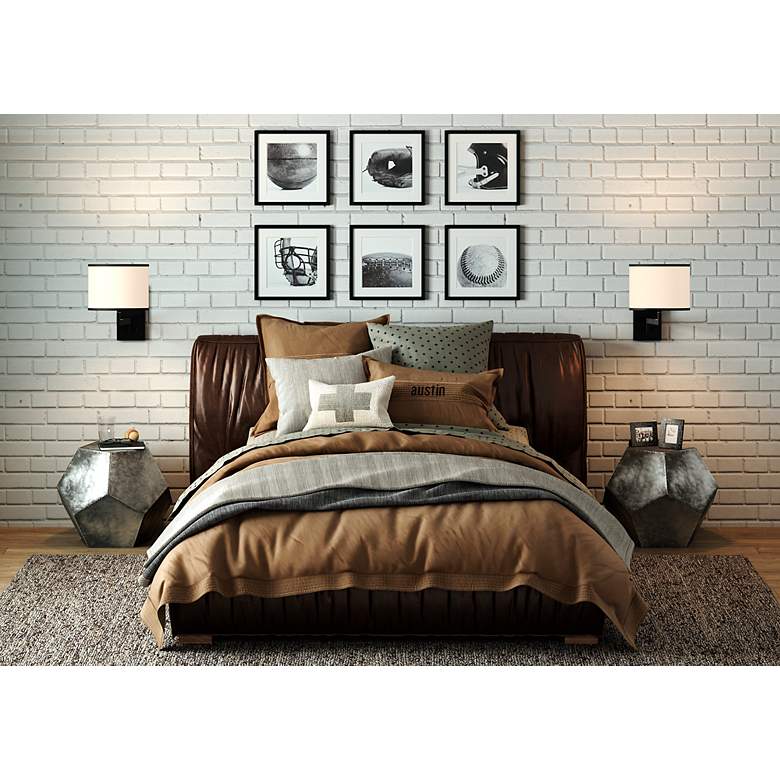 Image 7 Madision Matte Black Plug-In/Hardwire Swing Arm Wall Lamp more views