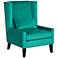 Madision Teal Upholstered Armchair