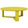 Madison 1.0 35 3/4" Wide Lime Yellow Modern Coffee Table 