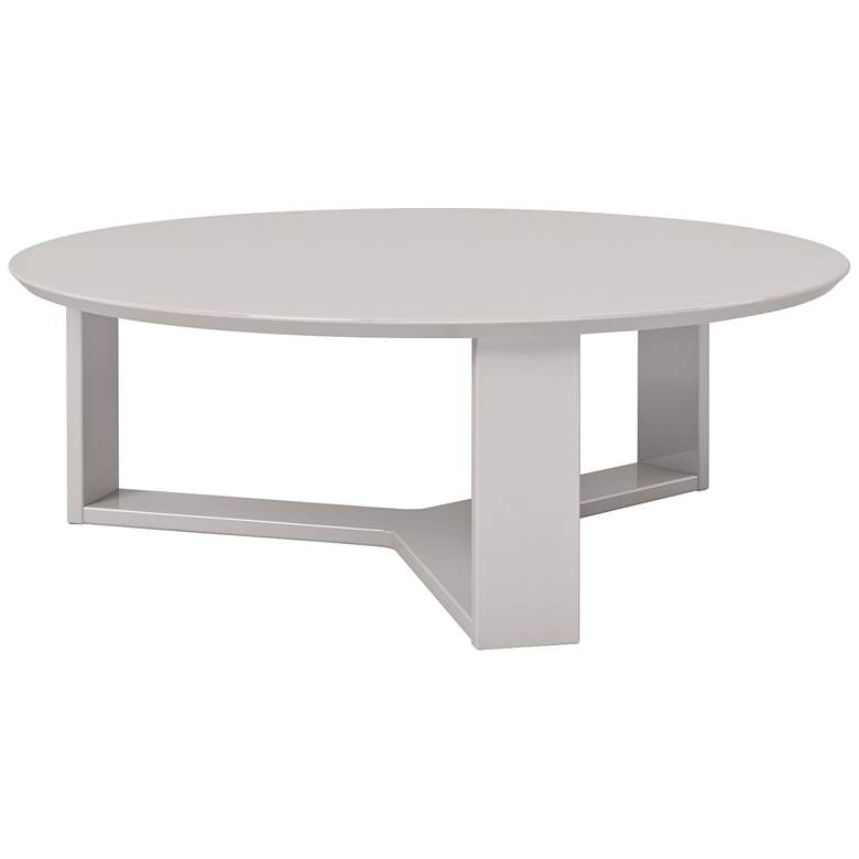 Image 1 Madison 1.0 35 3/4 inch Wide Off-White Wood Modern Coffee Table