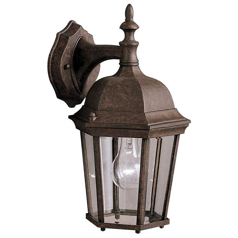 Image 1 Madison 1-Light 14.75-in Tannery Bronze Outdoor Wall Light