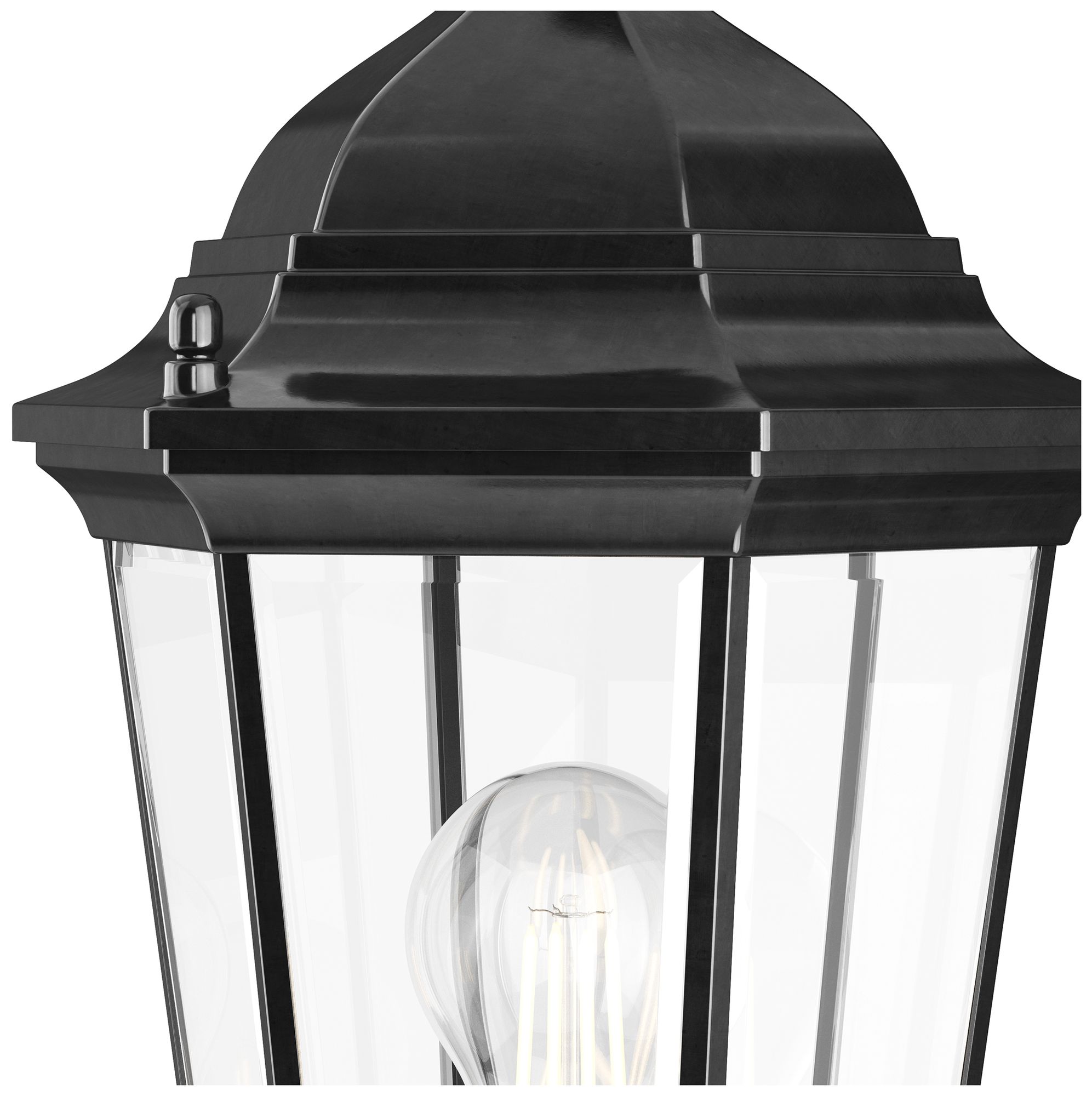 Image 5 Madison 1-Light 22.75-in Black Outdoor Wall Light more views