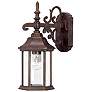 Madison 1-Light Burled Walnut Wall Light