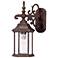 Madison 1-Light Burled Walnut Wall Light