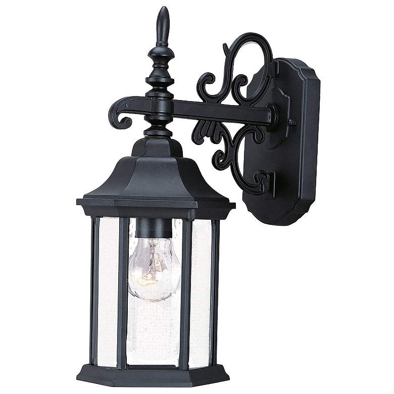 Image 1 Madison 1-Light Matte Black Wall Light