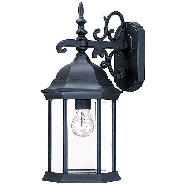 Image 1 Madison 1-Light Matte Black Wall Light