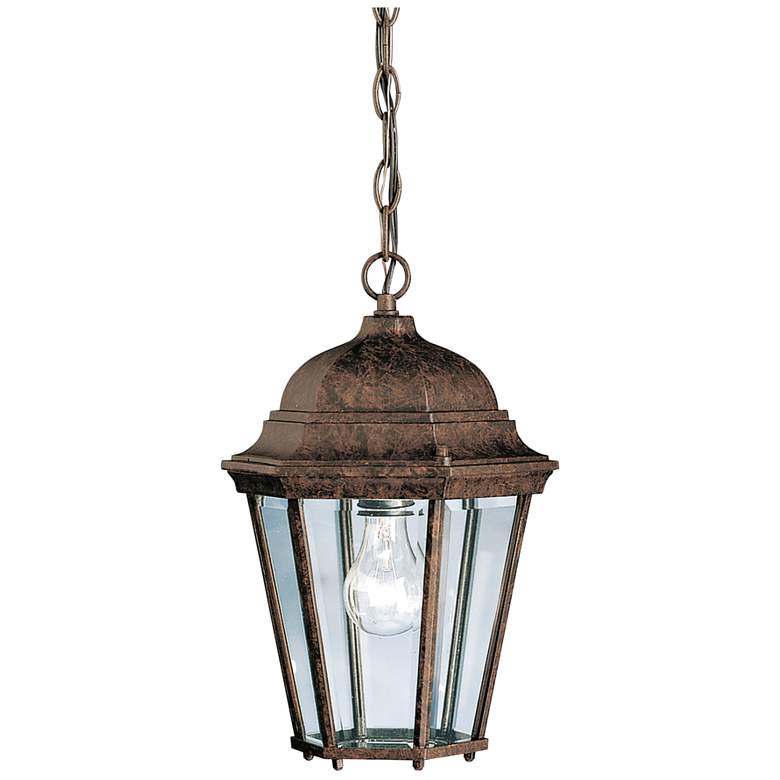 Image 1 Madison 1-Light Traditional Tannery Bronze Outdoor Hanging Pendant