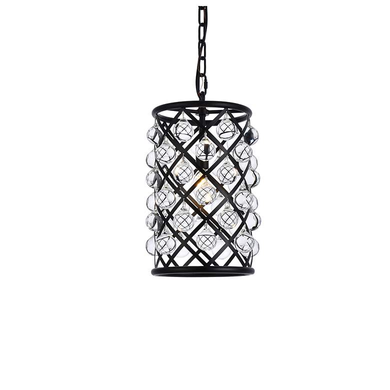 Image 4 Madison 1 Lt Matte Black Pendant Clear more views