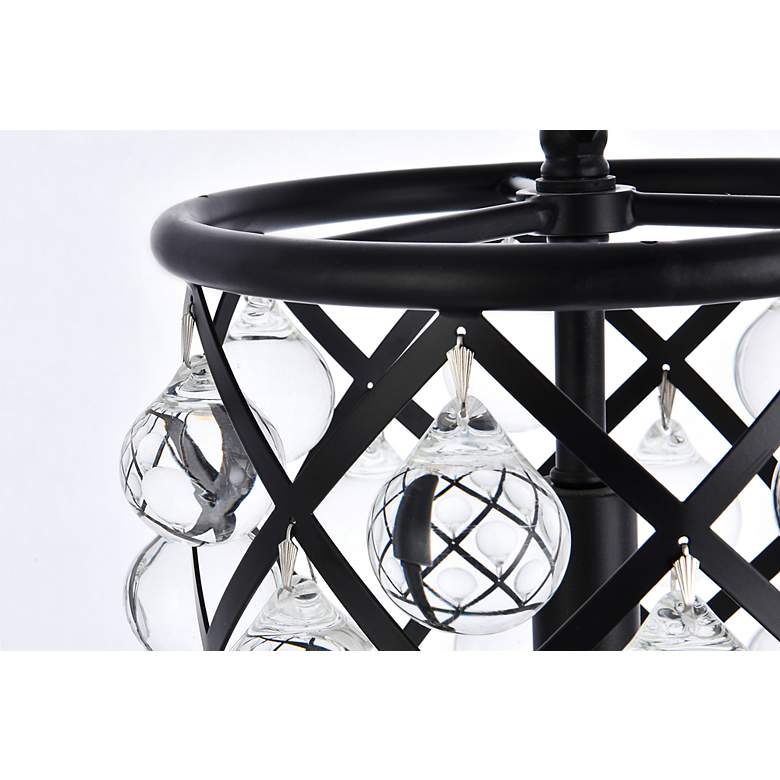 Image 7 Madison 1 Lt Matte Black Pendant Clear more views