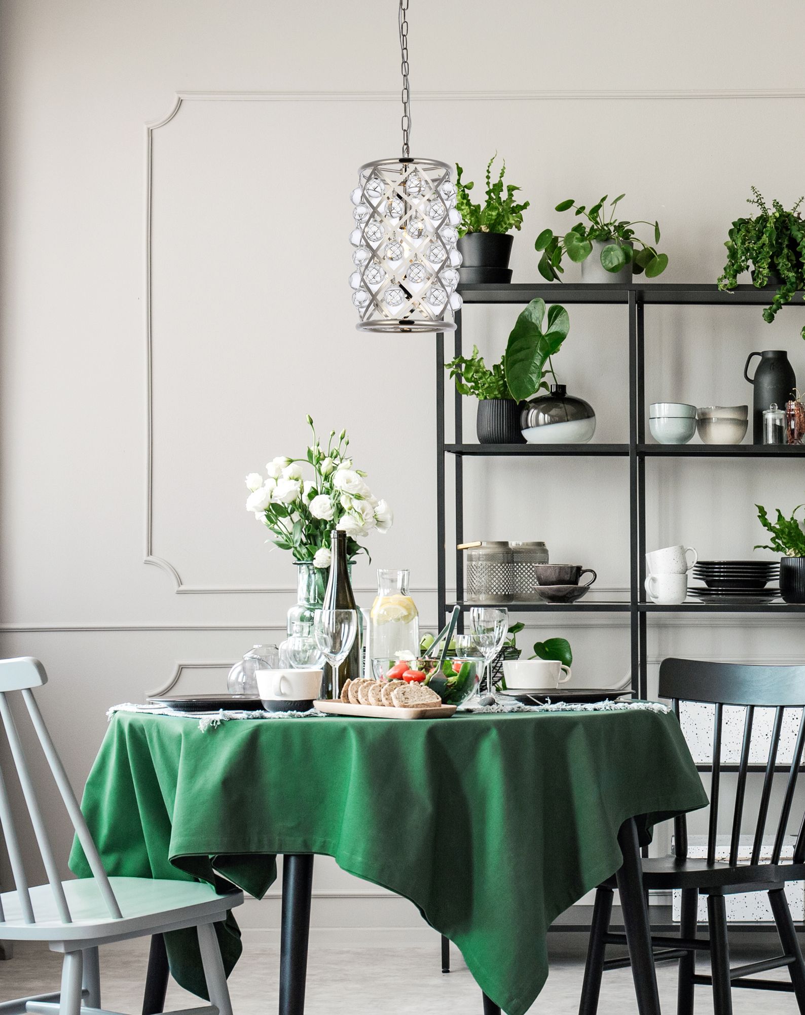 Image 3 Madison 1 Lt Polished Nickel Pendant Clear more views