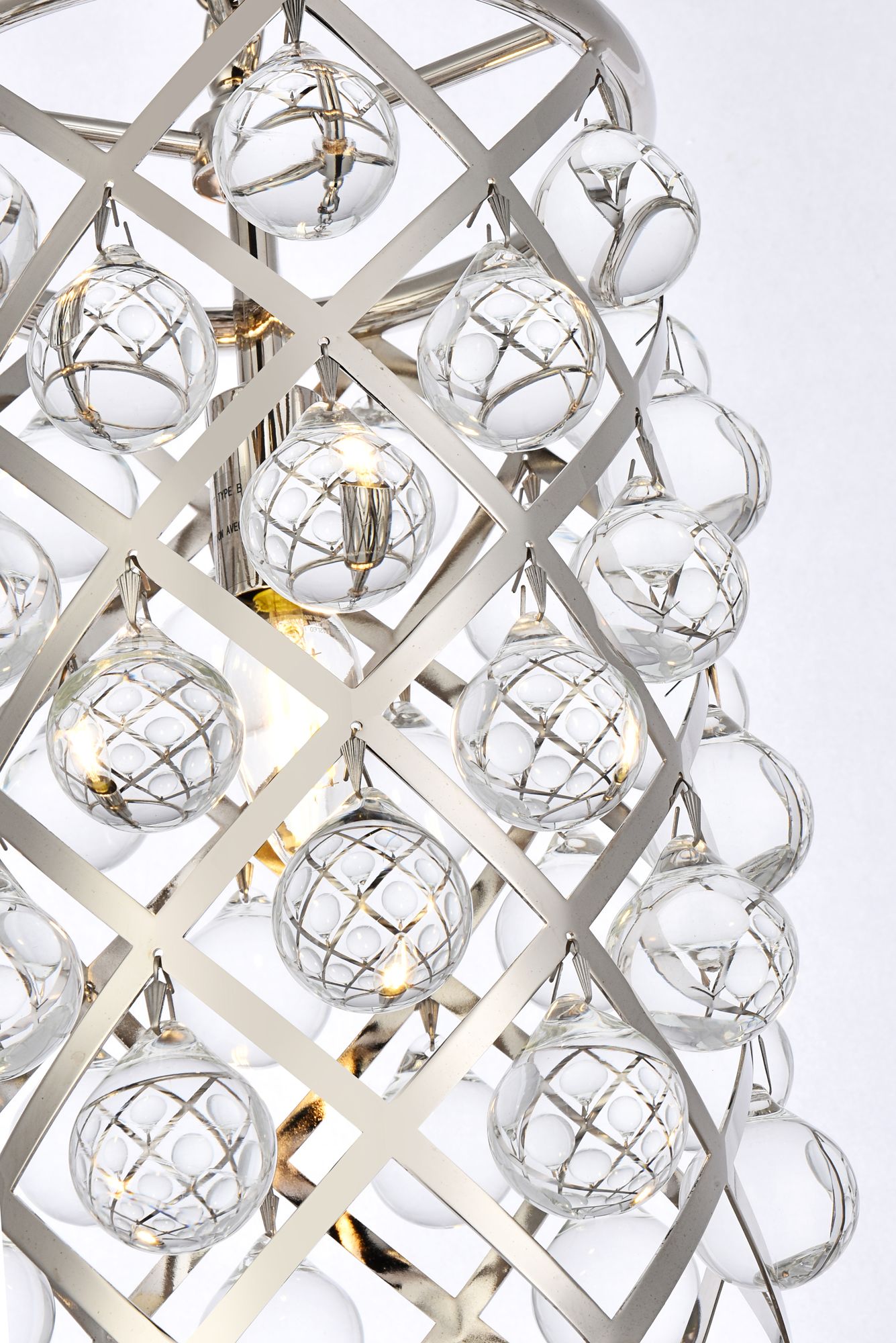 Image 6 Madison 1 Lt Polished Nickel Pendant Clear more views