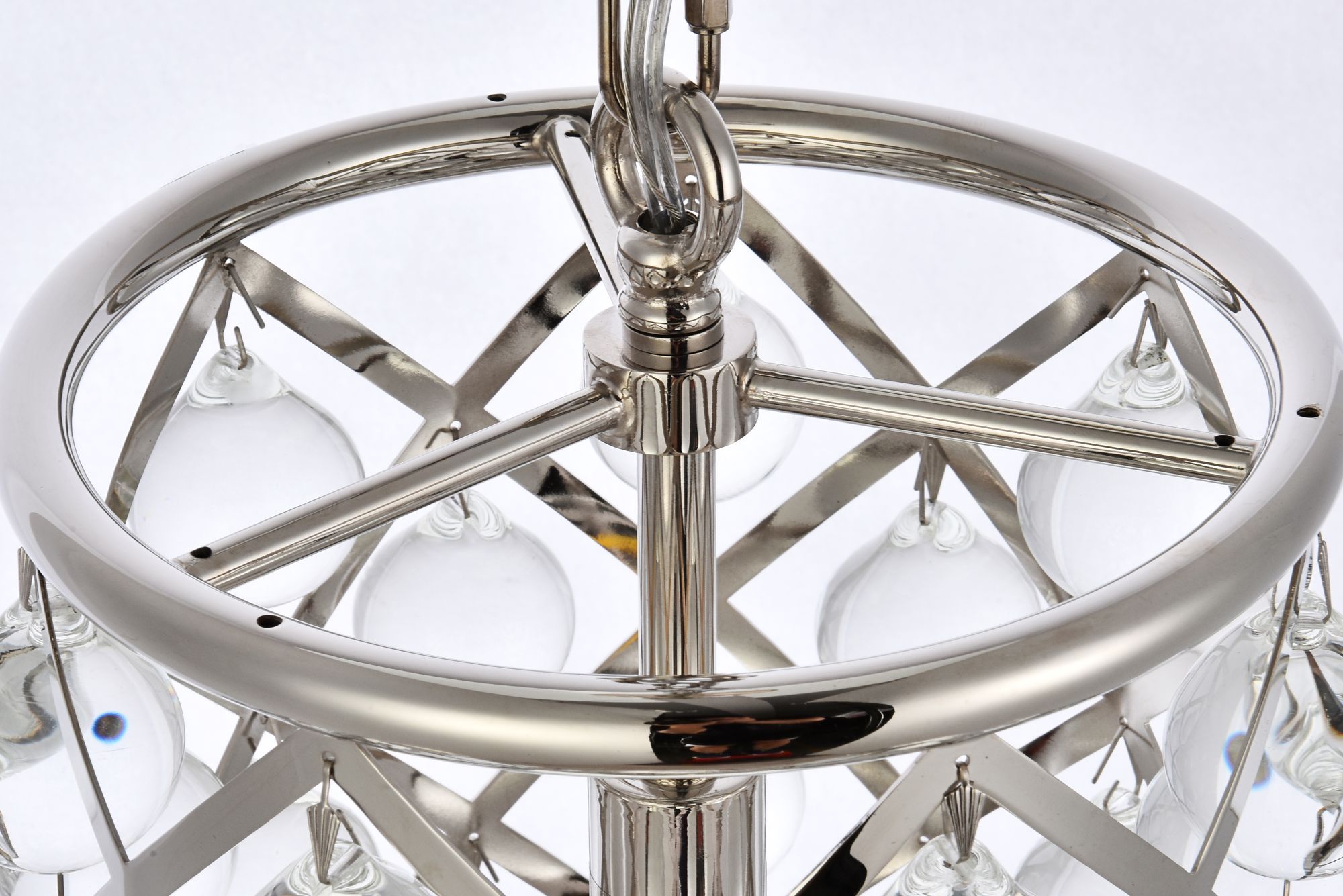 Image 7 Madison 1 Lt Polished Nickel Pendant Clear more views