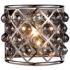 Madison 10 1/2"H Nickel Wall Sconce w/ Silver Shade Crystals