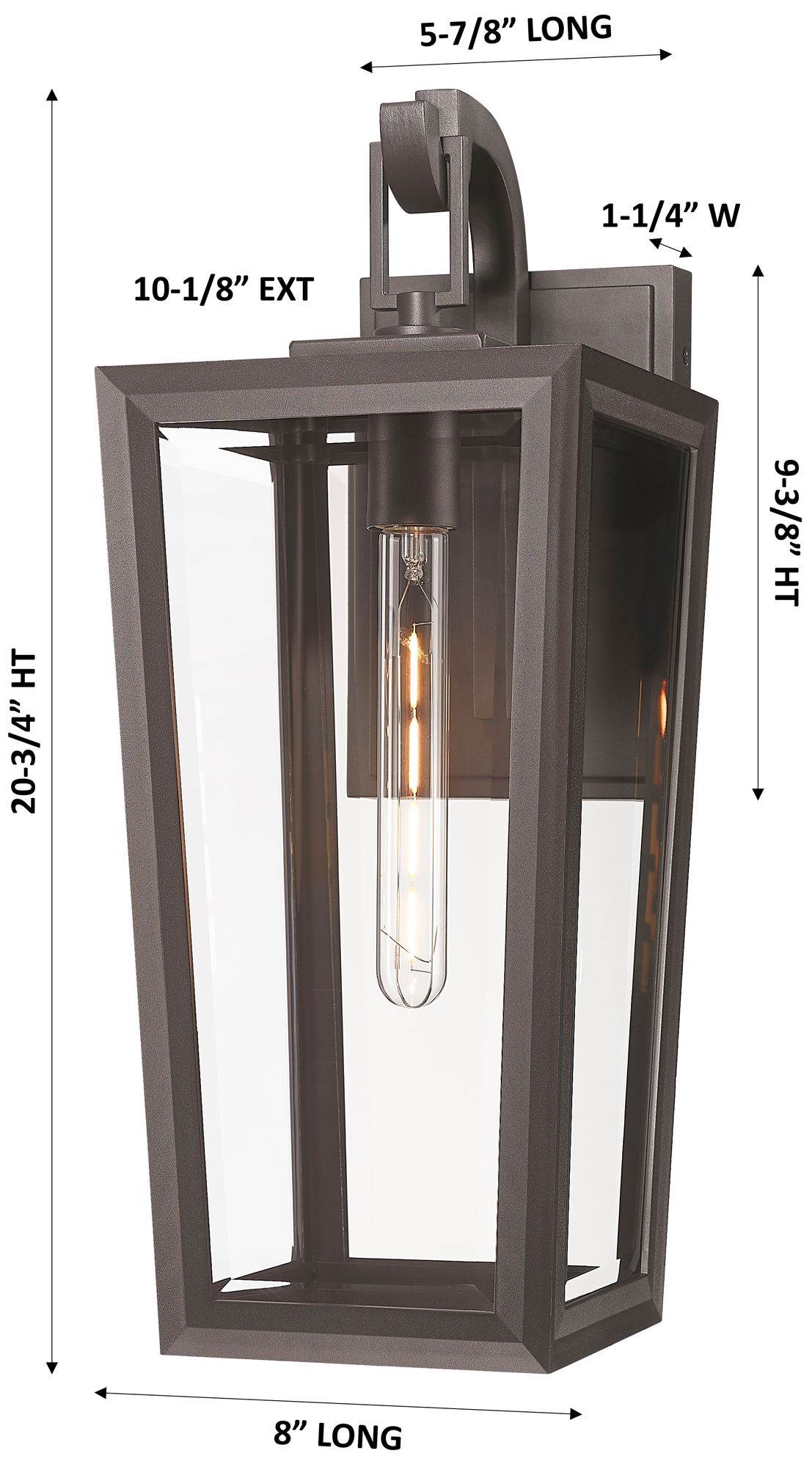 Image 5 Madison 10" Bronze Coastal Outdoor Sconce With Clear Glass more views