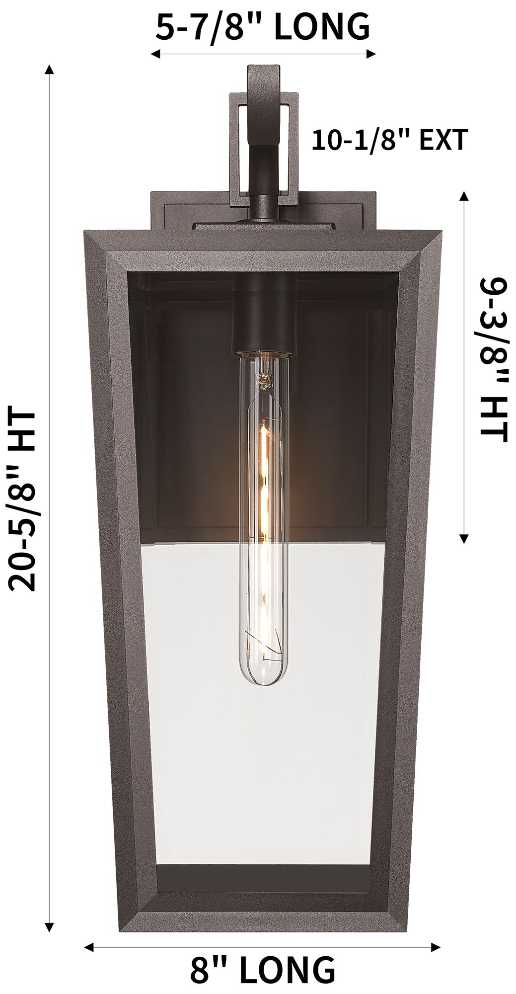 Image 6 Madison 10" Bronze Coastal Outdoor Sconce With Clear Glass more views