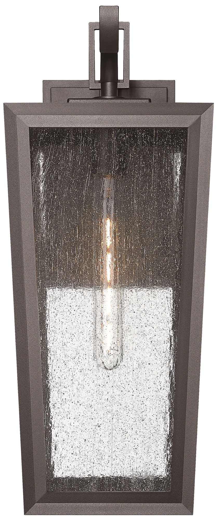 Image 2 Madison 10" Bronze Coastal Outdoor Sconce With Seeded Glass more views