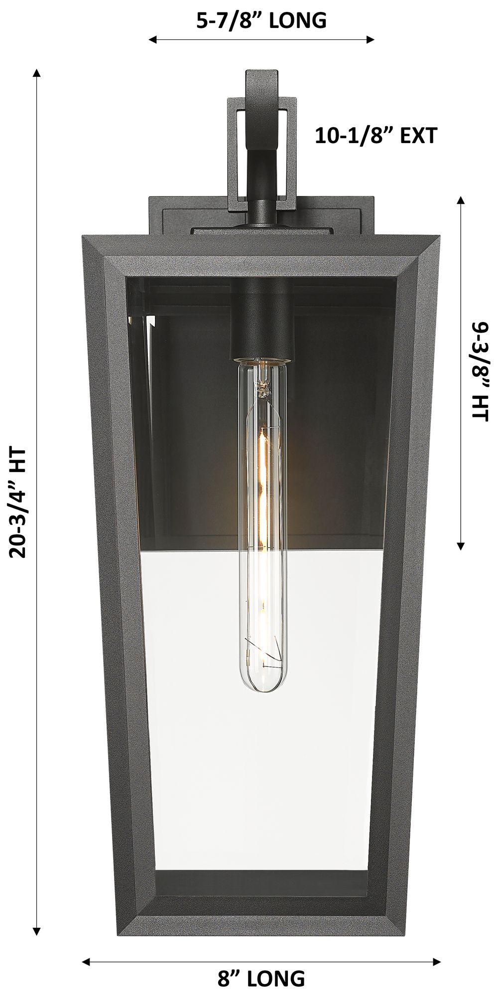 Image 6 Madison 10" Matte Black Coastal Outdoor Sconce With Clear Glass more views